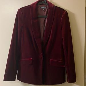 INC Velvet like blazer - S